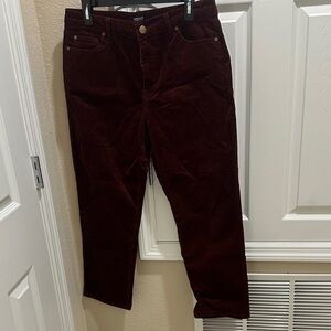 Burgundy Corduroy Pants